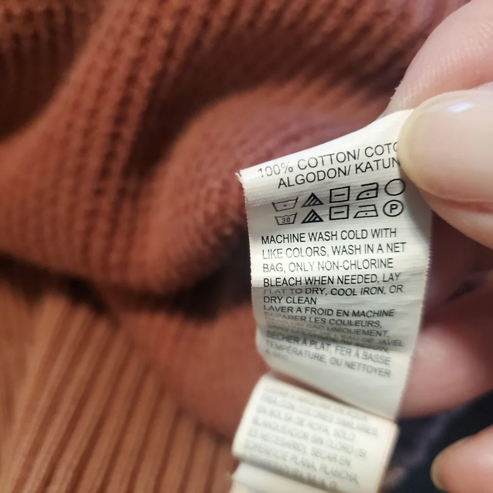 Lucky Brand Waffle Feel Heavy Knit Pullover Size Medium Casual